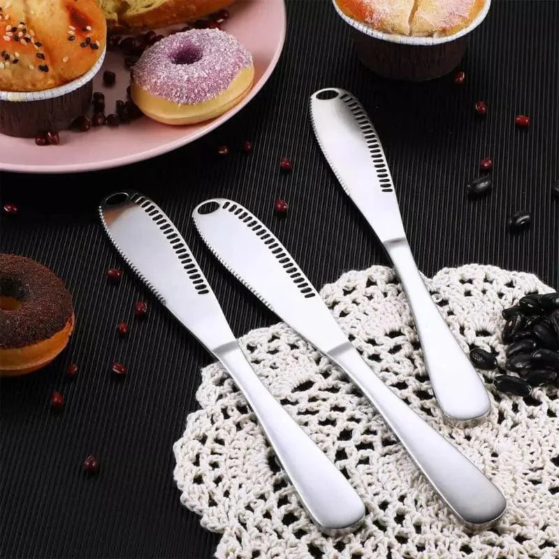Table Knife – Serrated Stainless Steel Butter & Jam Spreader