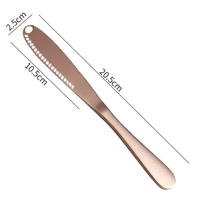 Table Knife – Serrated Stainless Steel Butter & Jam Spreader