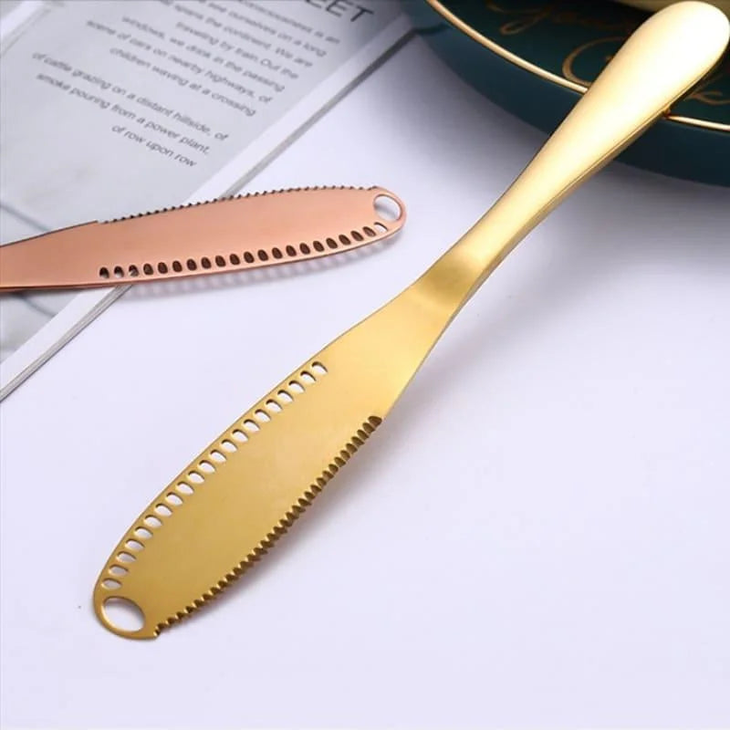 Table Knife – Serrated Stainless Steel Butter & Jam Spreader