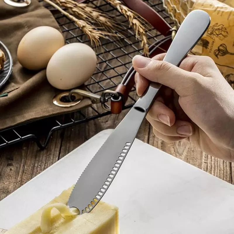 Table Knife – Serrated Stainless Steel Butter & Jam Spreader