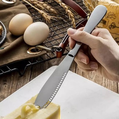 Table Knife – Serrated Stainless Steel Butter & Jam Spreader
