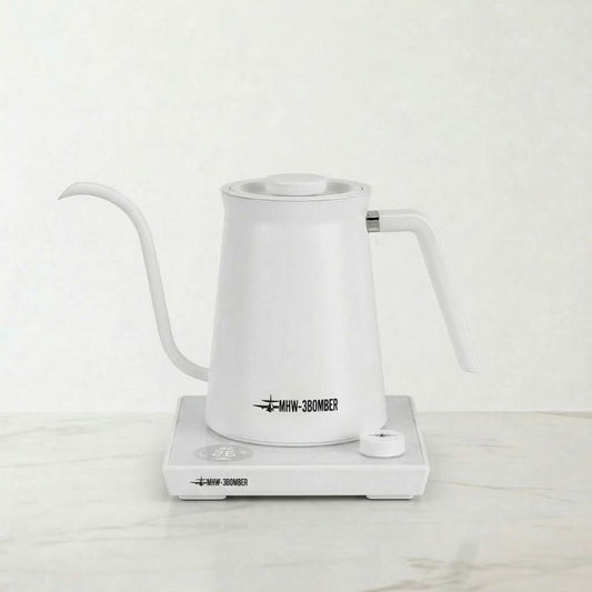 MHW-3BOMBER Electric Gooseneck Kettle – White, 600 ml – feature detail
