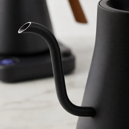 Milano Electric Gooseneck Kettle – Black, Temperature Control – feature detail