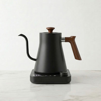 Milano Electric Gooseneck Kettle – Black, Temperature Control – feature detail