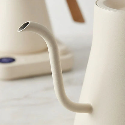 Milano Electric Gooseneck Kettle – White, Temperature Control – feature detail