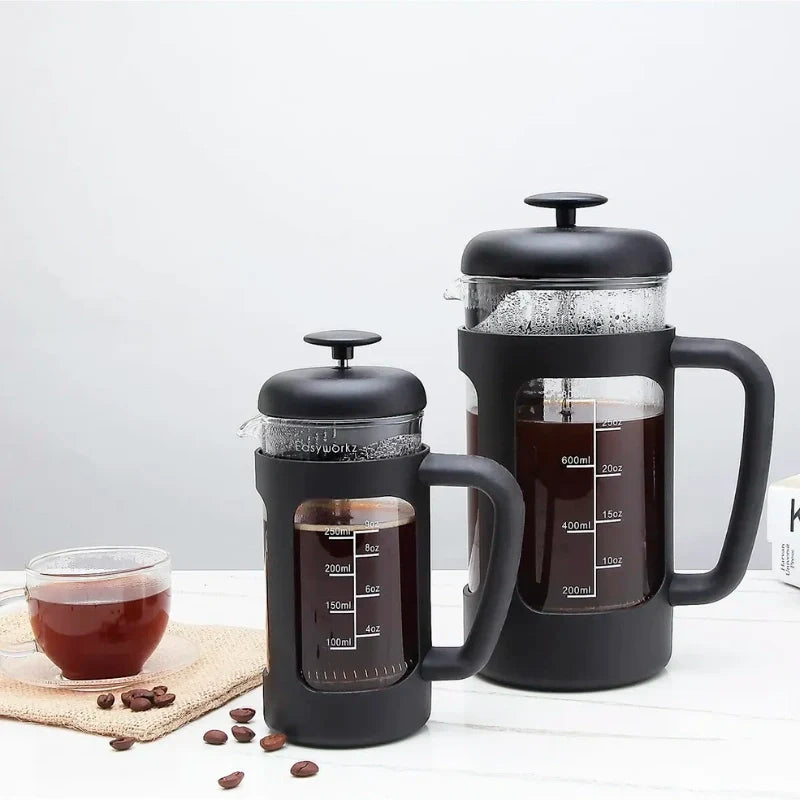 Nice Glass French Press Cafetière – 350 ml or 1 L – product detail