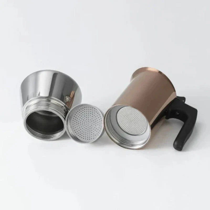 Palermo Induction Moka Pot – Copper Finish, 200 ml – product detail