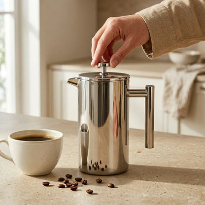 Paris Stainless Steel French Press Cafetière – 350 ml – product detail