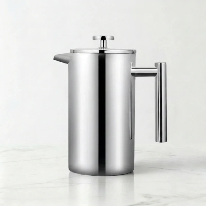 Paris Stainless Steel French Press Cafetière – 350 ml – product view