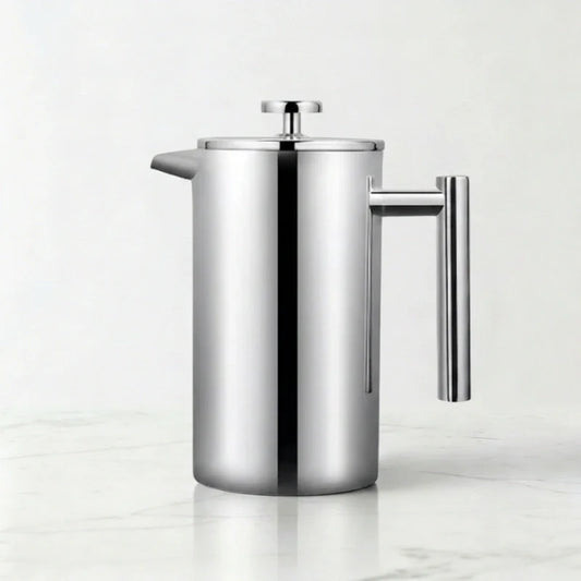 Paris Stainless Steel French Press Cafetière – 350 ml – product view