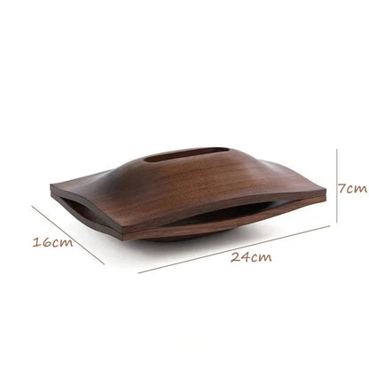 Tissue Box Cover – Walnut Wood