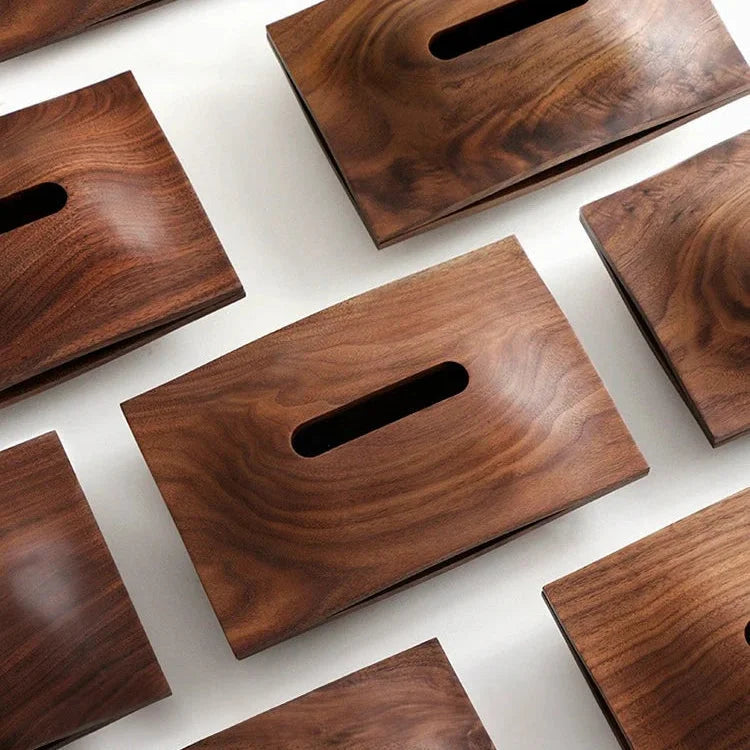 Tissue Box Cover – Walnut Wood