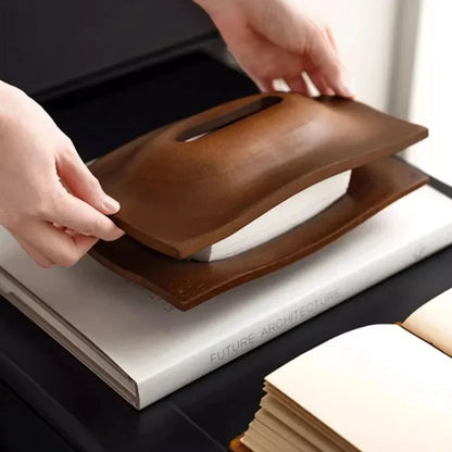 Tissue Box Cover – Walnut Wood