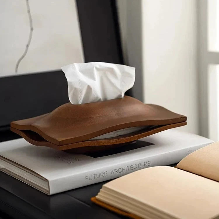 Tissue Box Cover – Walnut Wood