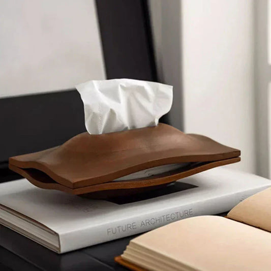 Tissue Box Cover – Walnut Wood
