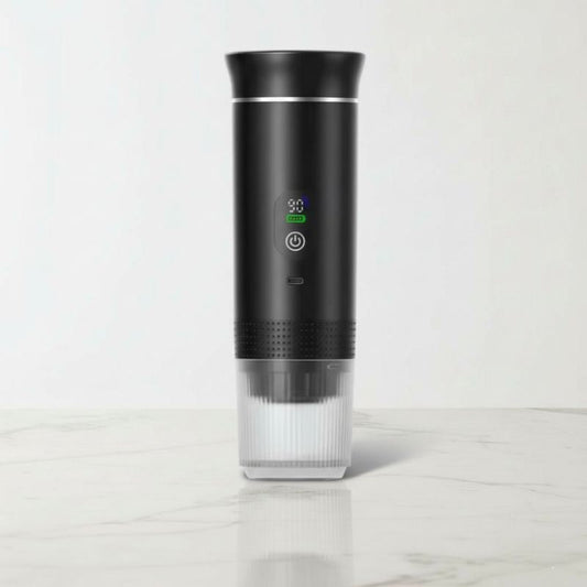 Portable Espresso Machine with LED Display – Black, 80 ml – feature detail