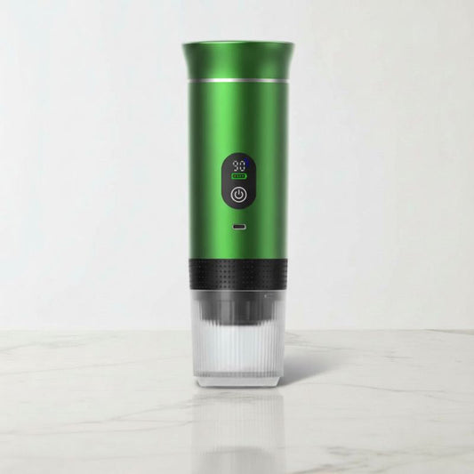 Portable Espresso Machine with LED Display – Green, 80 ml – feature detail