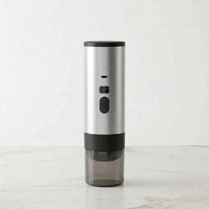 Portable Capsule Coffee Machine with Display – Grey, 90 ml – feature detail