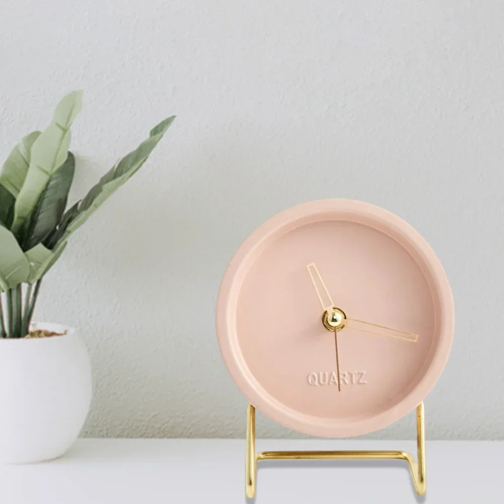 Desk Clock – Nordic Metal Silent