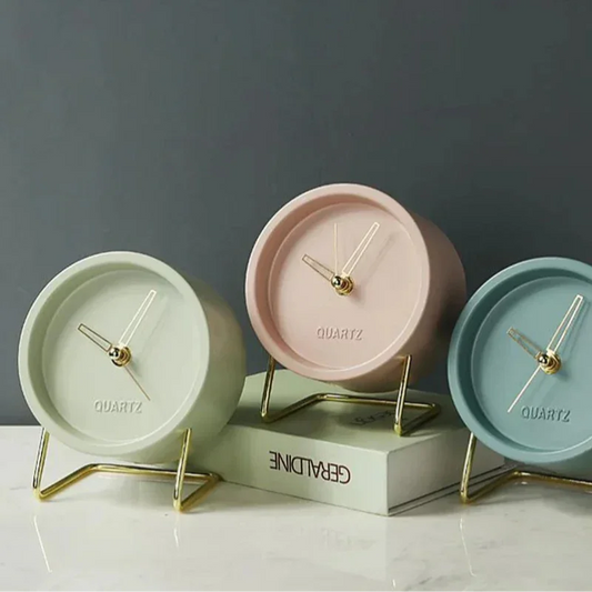 Desk Clock – Nordic Metal Silent