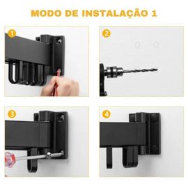 Drying Rack – Wall-Mounted Retractable Aluminium