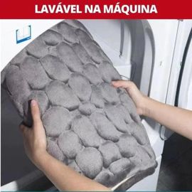 Bathroom Mat – Absorbent Cotton, Non-Slip