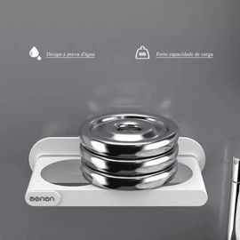 Hair Dryer Holder – Wall-Mounted, with Styling Tool Slots