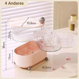 Jewellery Organiser – Clear Tiered, with Dividers