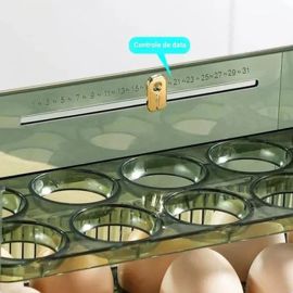 Refrigerator Egg Organiser – 3-Tier, 34 Compartments