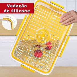 Refrigerator Organiser – Clear, with Date Marker