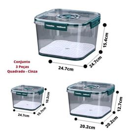 Refrigerator Organiser – Clear, with Date Marker