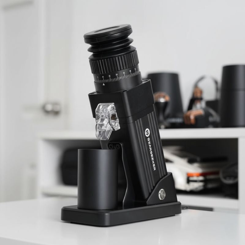 Starseeker E55PRO Electric Burr Coffee Grinder – 55 mm – close-up detail