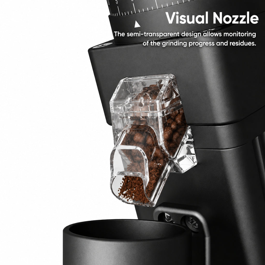 Starseeker E55PRO Electric Burr Coffee Grinder – 55 mm – in a lifestyle setting