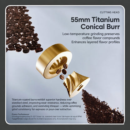 Starseeker E55PRO Electric Burr Coffee Grinder – 55 mm – product detail