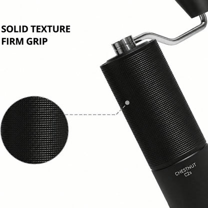 Timemore C2S Manual Coffee Grinder – Stainless Steel Burrs – feature overview