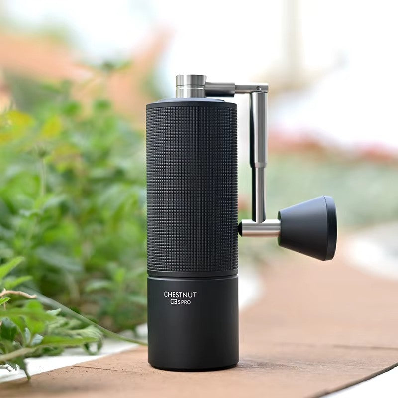Timemore C3S Pro Manual Coffee Grinder – Folding Handle – close-up detail