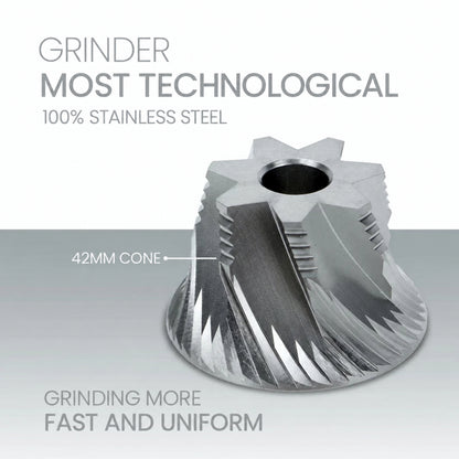 Timemore C5 Manual Coffee Grinder – 42 mm Steel Burrs – feature overview