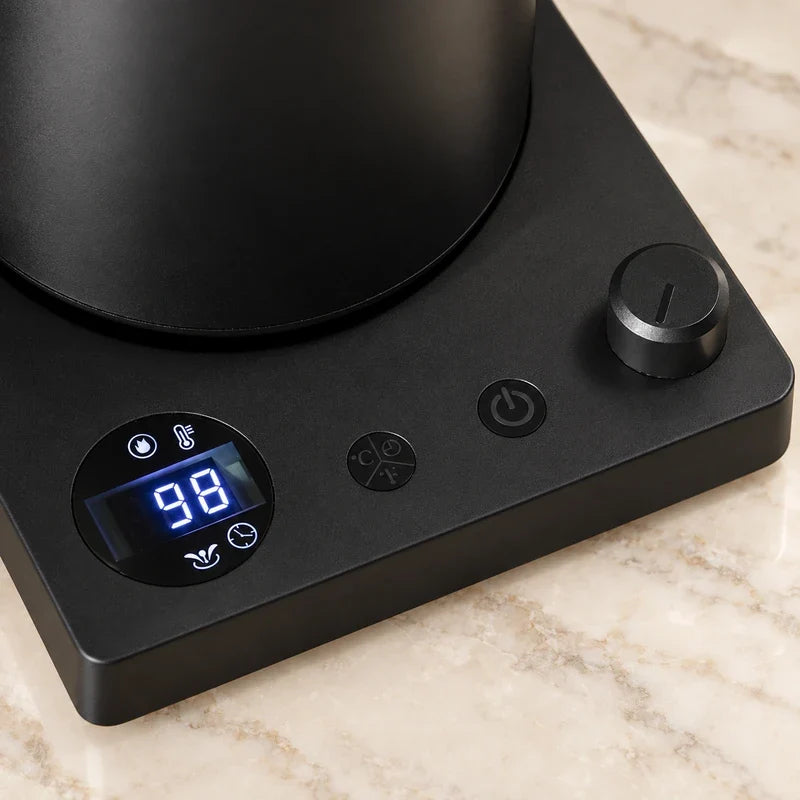 Veneza Electric Gooseneck Kettle – Matte Black, 40–100°C – product detail
