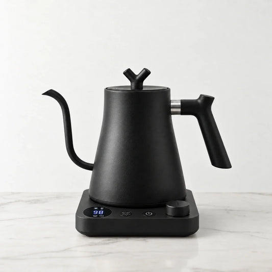 Veneza Electric Gooseneck Kettle – Matte Black, 40–100°C – product view
