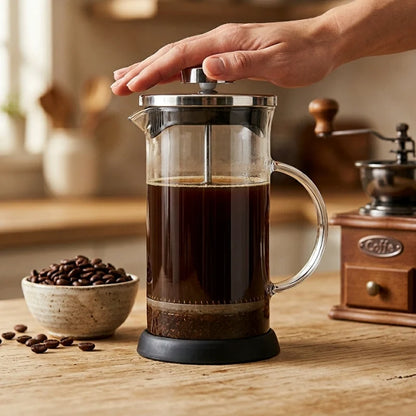 Versailles Glass French Press Cafetière – 350 or 600 ml – product detail