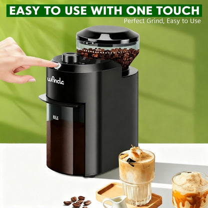 Wancle CBG-8000 Electric Burr Coffee Grinder – 28 Settings – feature overview